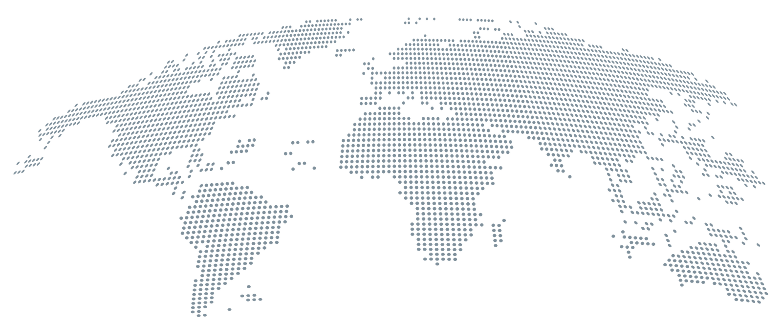 Server locations map